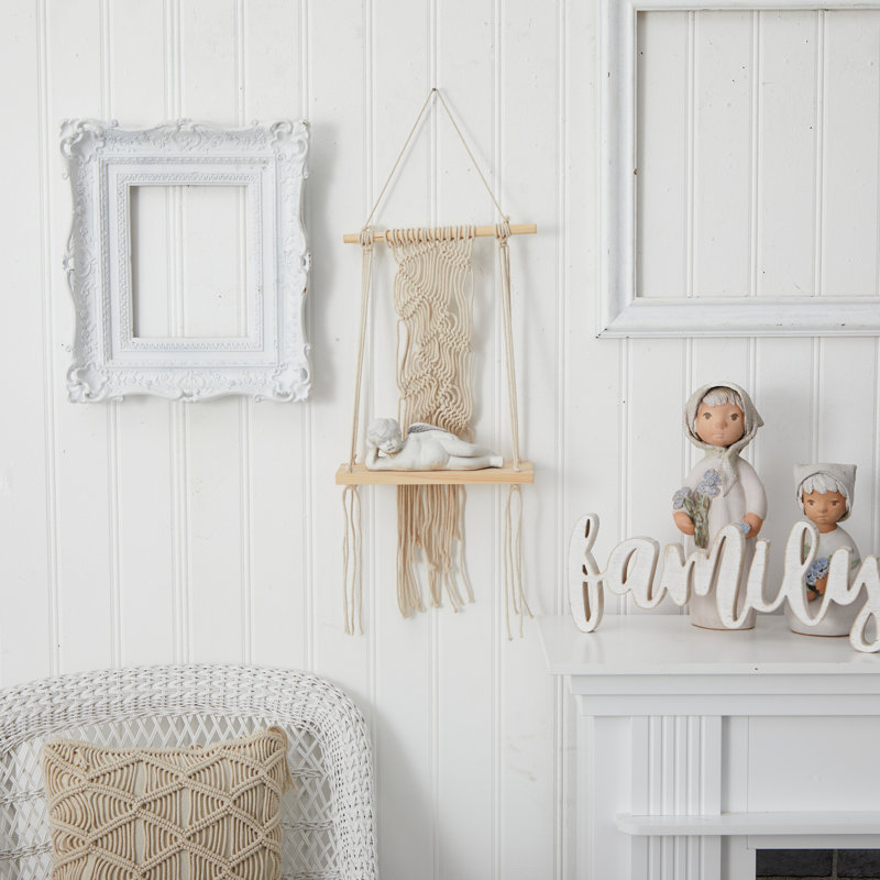 Décoration murale tablette Macrame