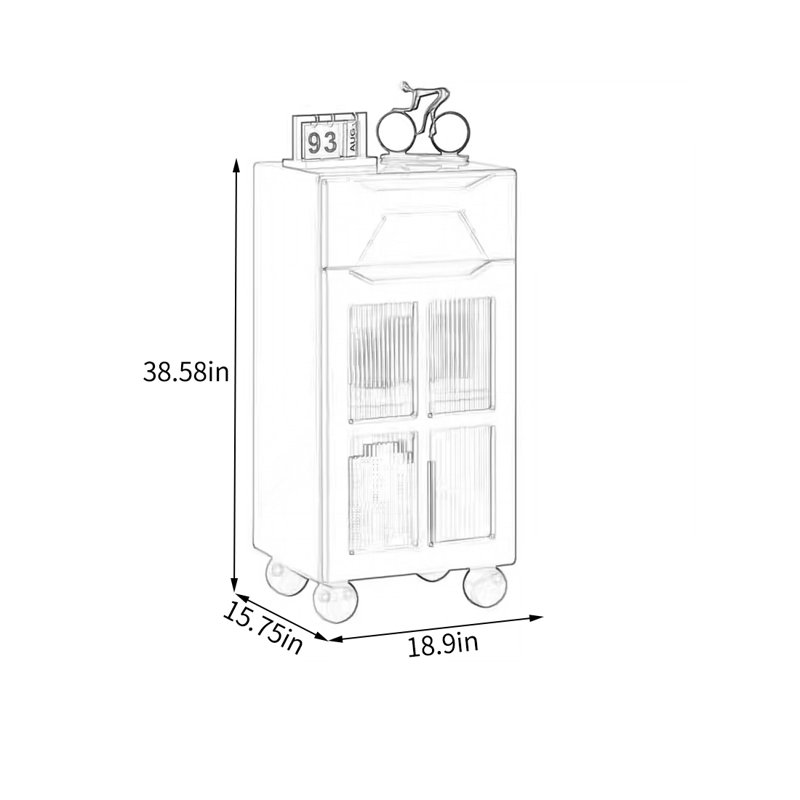 Armoire de rangement élégante avec tiroir spacieux
