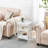 Kempst X-Shaped Nightstand Set Open Shelf 3 Tier Storage Nightstand For Bedroom Living Room-398765614-328189167