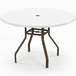 Table de salle à manger ronde en fibre de verre Windward