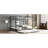 Black Metal Queen Over Bed With Twin Trundle - Coating, Stable Support, Safe Sleep Bunk Made Of Solid Structure Design, Low Noise, Space Saving-221924753