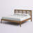 Gaspard Solid Wood Open-Frame Bed-385360718