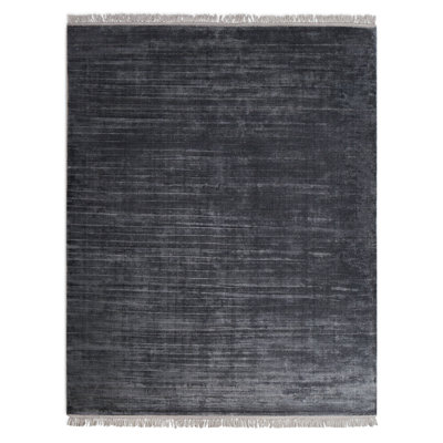 Fancy Area Rug in Indigo/Gray