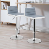 Plouffe Swivel Upholstered Adjustable Height Counter Stool with Metal Frame