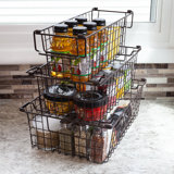 3 Storage Bins - Basket Set for Storage - Small, Medium, and Large Organizers