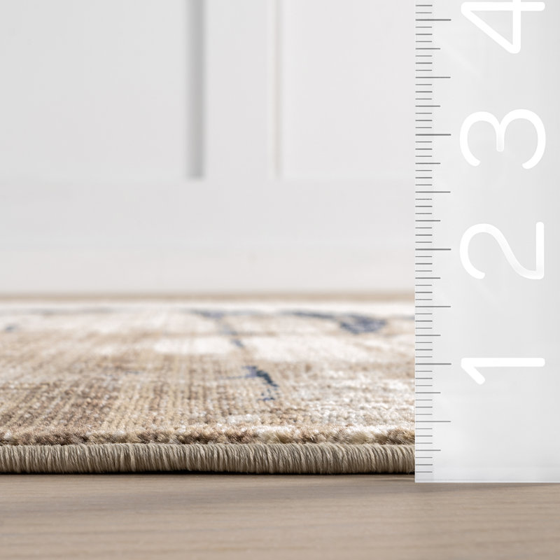 Rielle Contemporary Abstract Area Rug, Rectangle 5'3" x 7'7"
