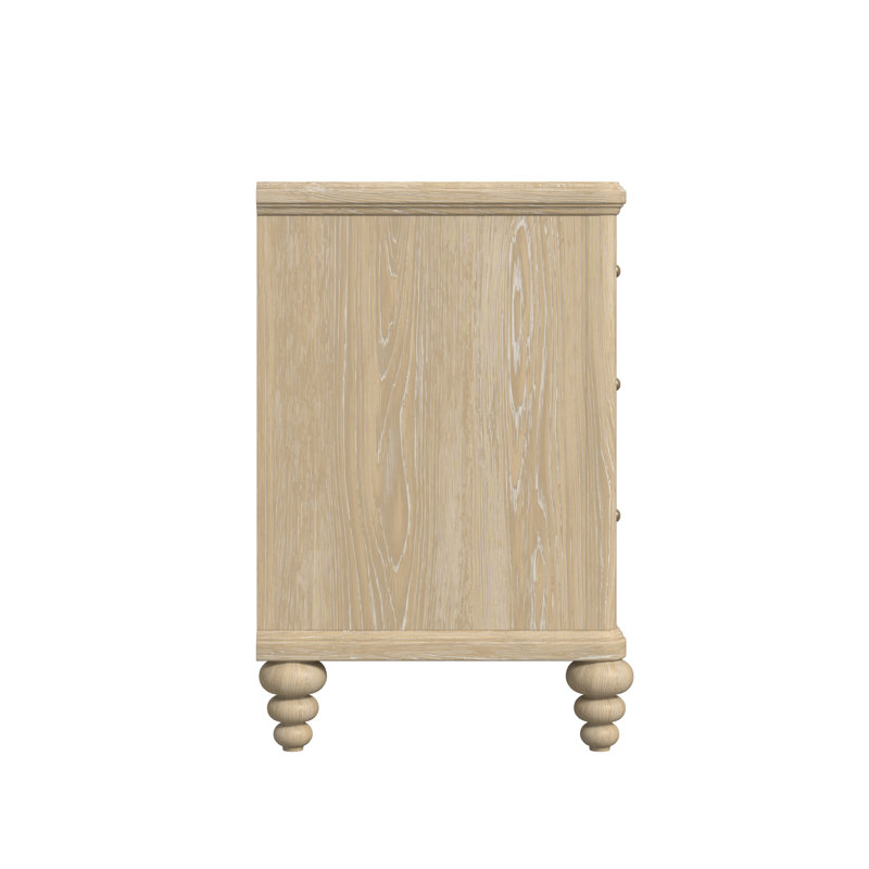 Haven 3 - Drawer Nightstand, Beige