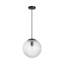 Luminaire suspendu sphérique en verre texturé 1 lumière pour salle à manger-114286908