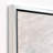 Silver Pellets Textured Glitter Hand Painted Canvas Wall Art with Silver Foil by Martin Edwards