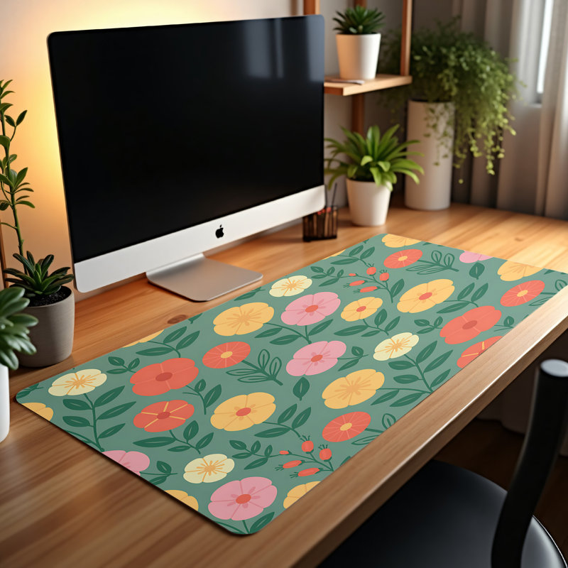 Polyester Desk Pad, 31.5x15.5