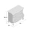 Chatelet Three Drawer Nightstand-71300120