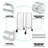 10 Sheets Aluminum Rolling Bakery Pan Rack