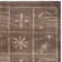 Tibetan Plum Pictogram Brown Area Rug