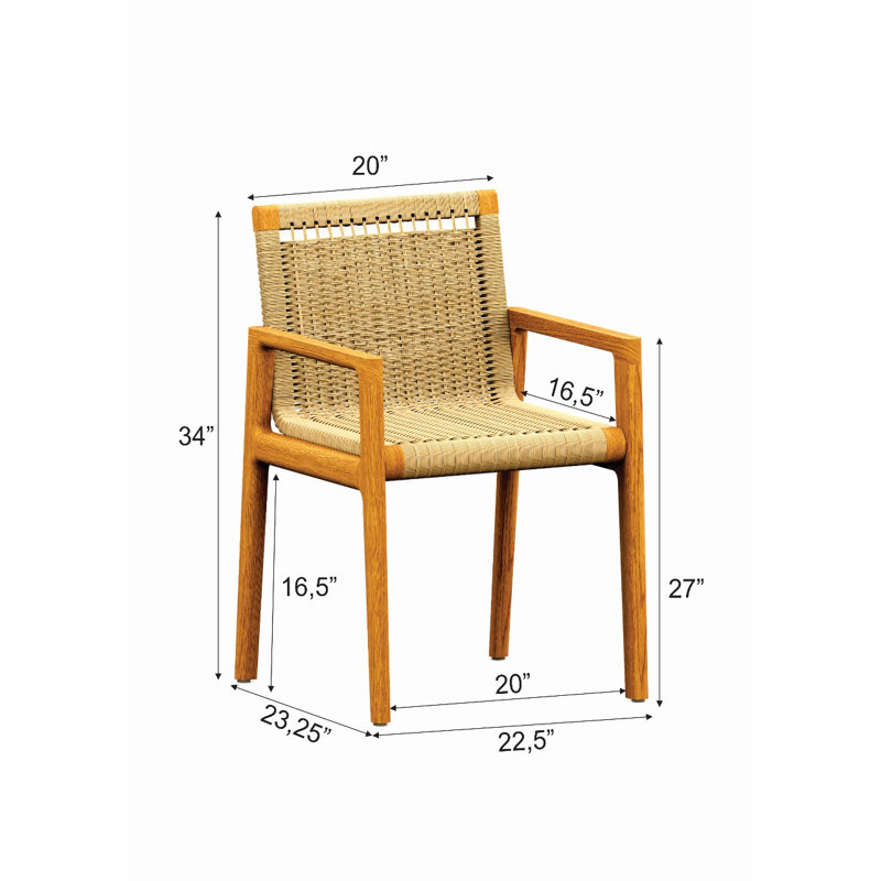 Sema Outdoor Dining Armchair