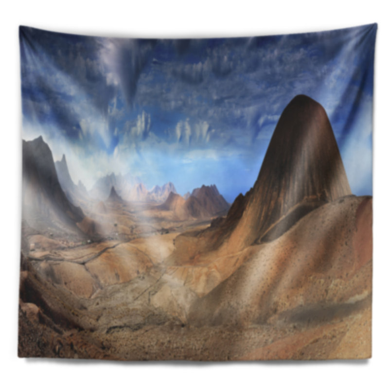 Paysage photographie montagne paysage panorama tapisserie, H 50 po x l 60 po
