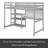 Jozey Kids Loft Bed-139465942-139465940