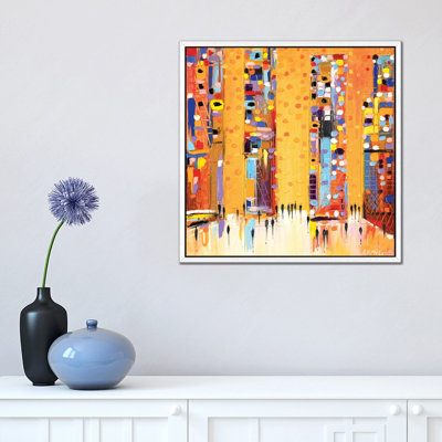Sunset in the City 1 Piece Painting on Canvas