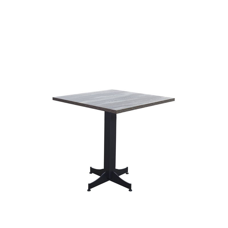 Relic 4 Person 30'' L x 29.5'' H Melamine Dining Table, Farm House