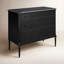 Lendon 3 Drawer Dresser-Black