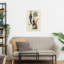 Botanical Spirit Figure Abstract Contemporary Bird Snake Nature Plant Wall Art Print 1 Piece Wrapped Canvas Wall Art-984570370