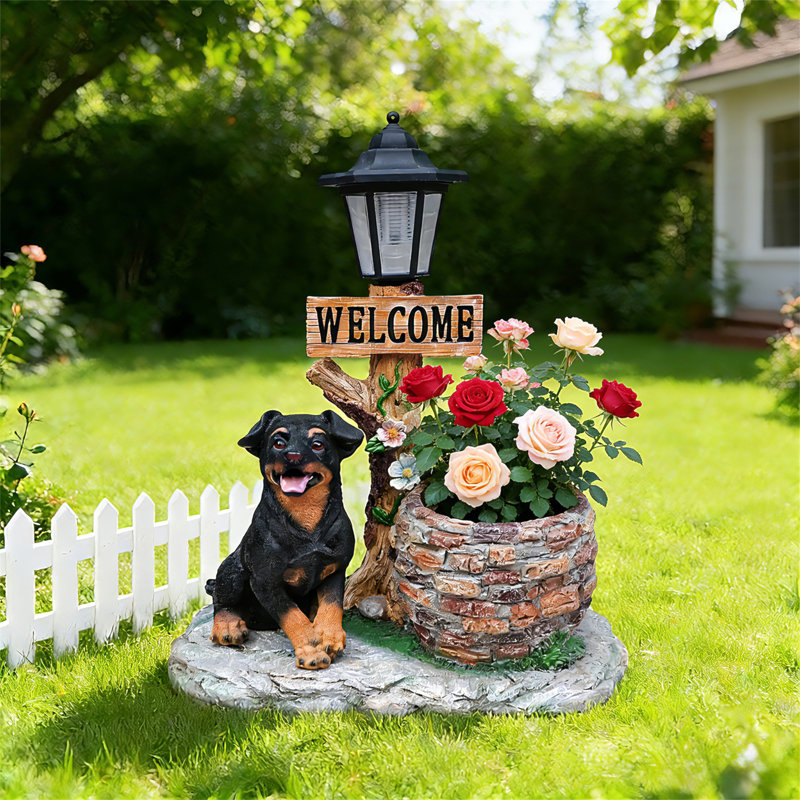 Statue d'extérieur Puppy Dog