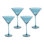 Malden Optic Martini Glasses, Set of 4