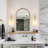 1 - Light Gold LED Crystal Swing Arm Sconce