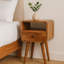 Wenzel 193.55cm W Solid Wood Bedside Table-115437732