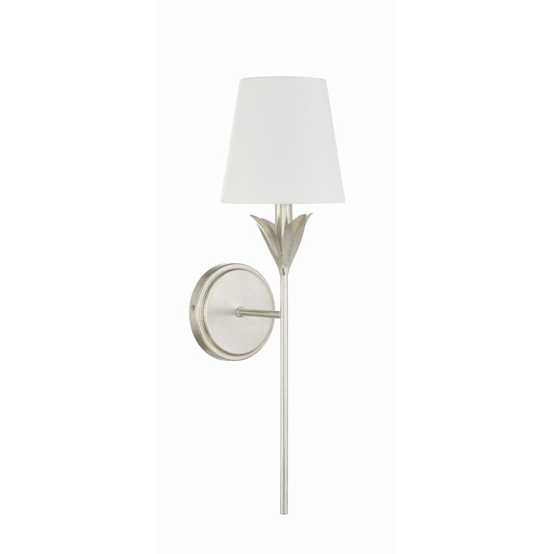 Applique murale en acier Margo, Argent antique