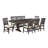 Xaylen 8 - Person Extendable Double Pedestal Dining Set