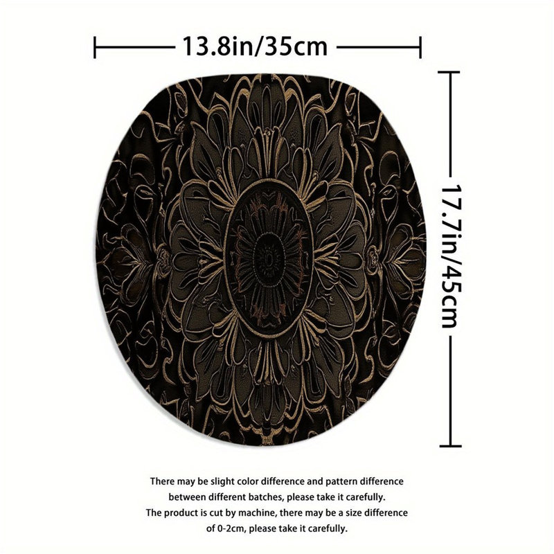 Blue Ocean Wave 3 Pack Bathroom Rug Kit