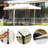 Spacious Outdoor Gazebo Clearance with Outside Mosquito Netting for Garden, with Sturdy and Durable Construction, Beige