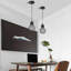 Hance 1 - Light Black Bell Pendant