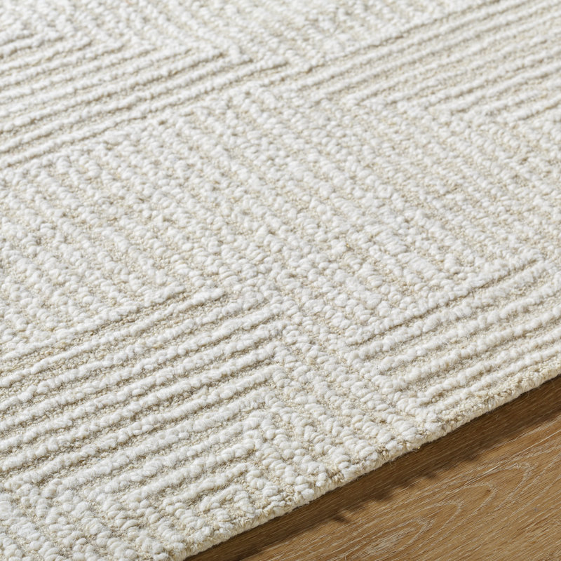 Tapis fait à la main Jerrye FAC-2304, Rectangle 8 pi x 10 pi