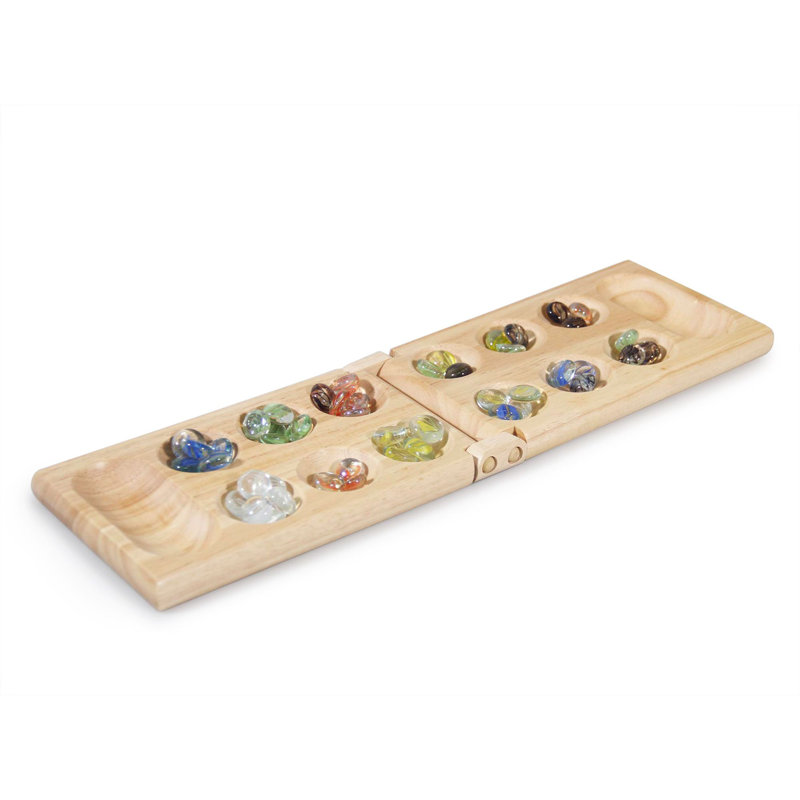 WYZworks 2 Player Wood Mancala