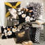 Queen Bee Black Throw Pillow