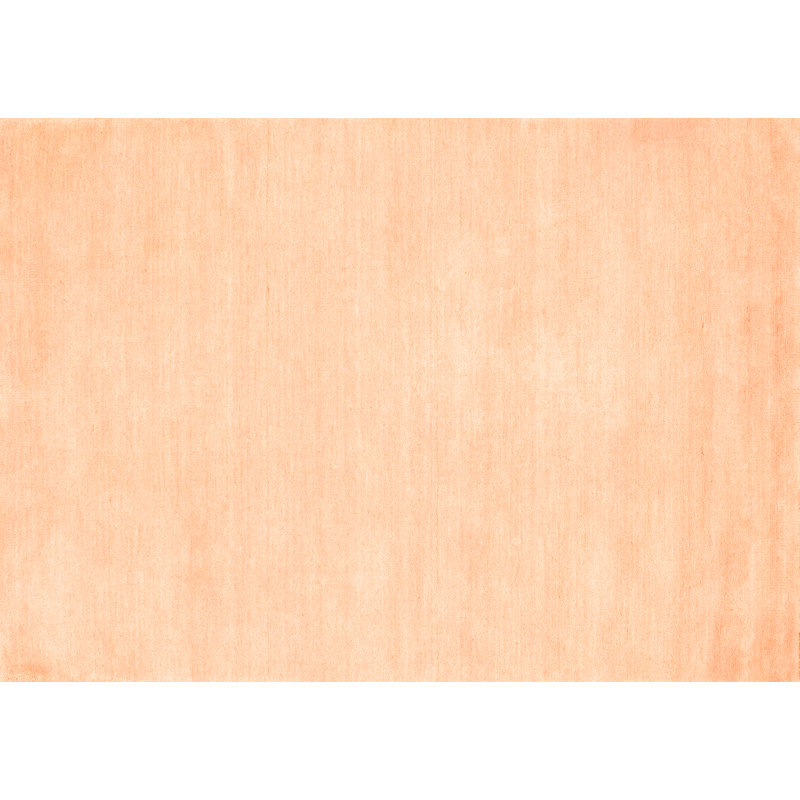 Tapis tissé à la machine couleur pêche Vall, Rectangle 6 pi x 9 pi