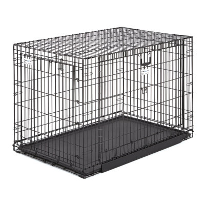 Collapsible Pet Crate with 2 Doors