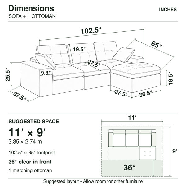 Dimensions du produit