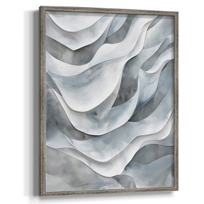 ABSTRACT Series CDLV III, reproduction encadrée - bois massif