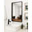 Muirhead Metal Rectangle Mirror with Shelves