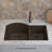 32" x 20" Platinum Quartz Kitchen Sink, 70/30 Double Bowl Sink, Drop-in Sink, Undermount Sink, Granite Kitchen Sink-101427315