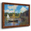 «The Road Bridge, Argenteuil» par Monet, reproduction d'art sur toile-96282051-96282052