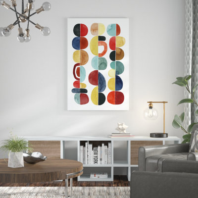 «Midcentury Sunrise II», peinture sur toile