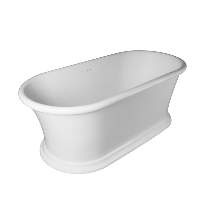 Baignoire autoportante 61 "à surface solide 61"