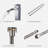 Waterfall Single-handle Bathroom Faucet with Drain Assembly-41659862-48024407