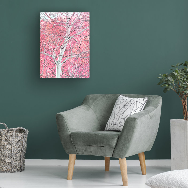 Œuvre sur toile rose, bolologia, Jennie Marie Schell, H 47 po x l 35 po