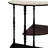 3-Tier End Table, Crescent Shape End Table