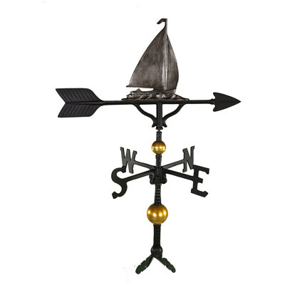 Deluxe Sailboat Weathervane