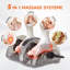 Masseur de pieds - circulation de soulagement de la douleur avec chaleur | Télécommande compacte